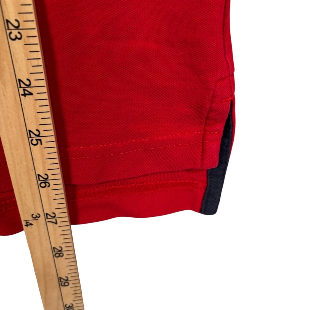 US Polo Assn Ultimate Pique Red Short Sleeve‎ Polo Shirt Sz M preppy classy - Picture 5 of 6
